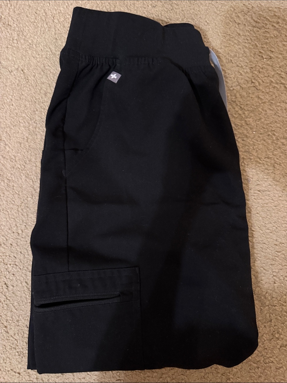 Figs Women’s Black Joggers with Zip Pocket